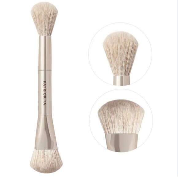 PATRICK TA Dual Ended Precision Blush Brush - Picture 1 of 10